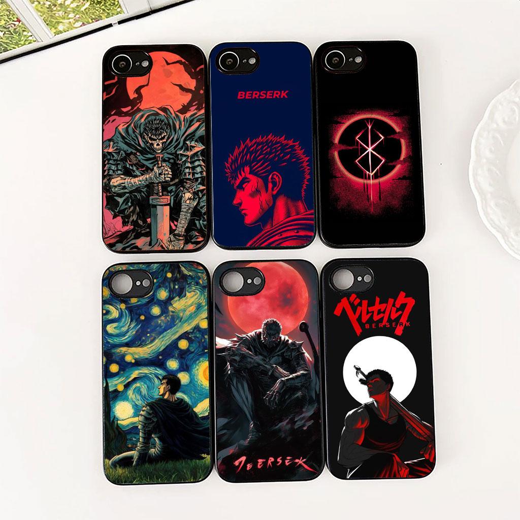 Berserks Comics Guts Silicone Phone Cover for Apple iPhone 17 Air 12 13 Pro Max Mini ProMax 7 + 8 Plus Soft Case