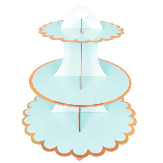3-Layer Cupcake Dessert Paper Stand Display Rack Birthday Wedding Party Supplies