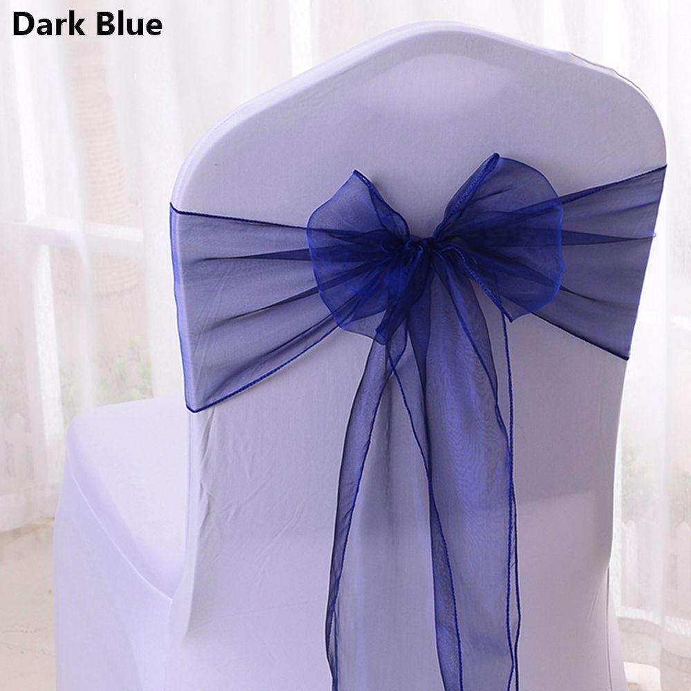 Chairs Decoration Chair Back Decor Wedding Reception Supplies Chair Bows Sashes Events Banquets