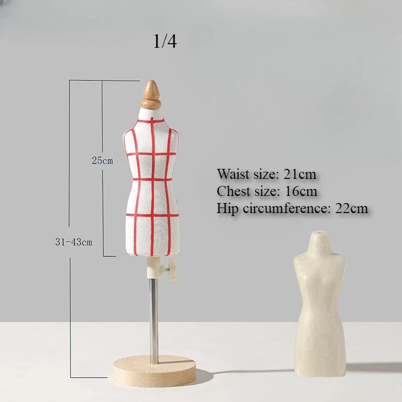 Mini Female Mannequin for 1/2 1/3 1/4 Doll Clothing Display Stand DIY Dollhouse Miniature Ornaments Supplies