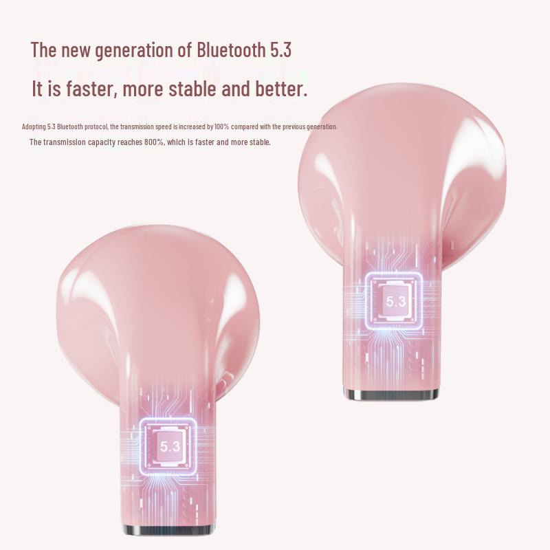 Беспроводная Bluetooth-гарнитура K520 в форме сердца с дисплеем питания