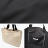 Milkfed Tote Cut Out Logo Piping Black Bag, Tote,