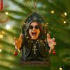 Rock Singer Decoration 2D Acrylic Hanging Ornament Cartoon Dark Style Rock Star Decoration for Christmas Tree Car Door Window Wall