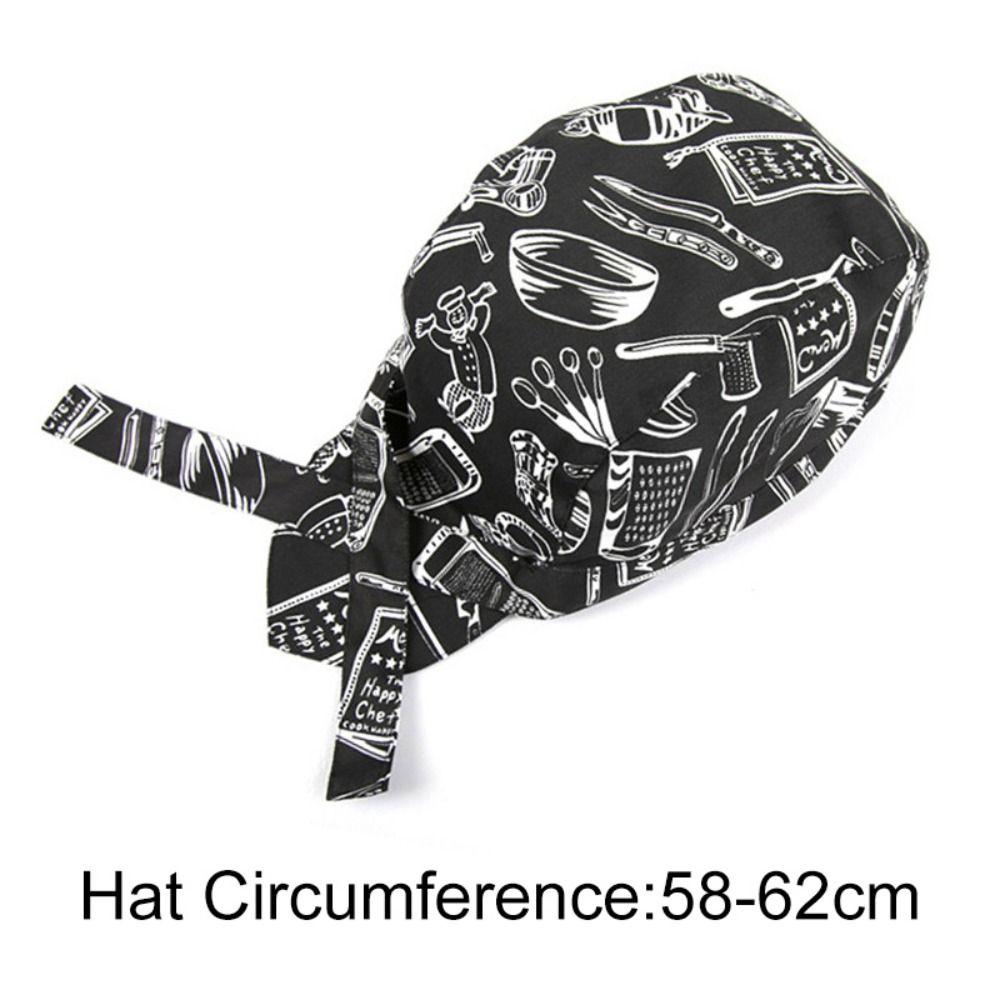 Регулируемая шляпа шеф-повара Дышащие шляпы официанта Рабочая шляпа Кулинарная шляпа унисекс