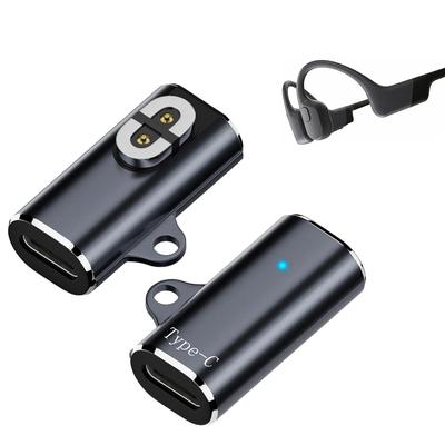 USB C/для iOS к магнитному адаптеру зарядный кабель адаптер изгиб 90 градусов для AfterShokz OpenRun Air/Pro/Aeropex AS800 S803