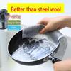 Салфетка для мытья посуды из стали для кухонной плиты Silver Wire - Тряпка для удаления жира и грязи