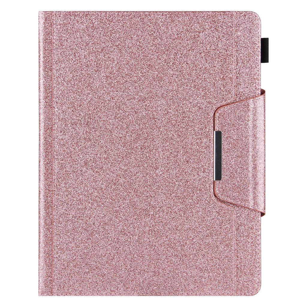 Кожаный чехол с блестками для iPad 2025 Air Pro MINI 3 4 5 6 7 8 9 10-го 11-го Поколения 10.9 10.2 11 12.9 13 Дюймов Чехол-обложка с карманом для карт