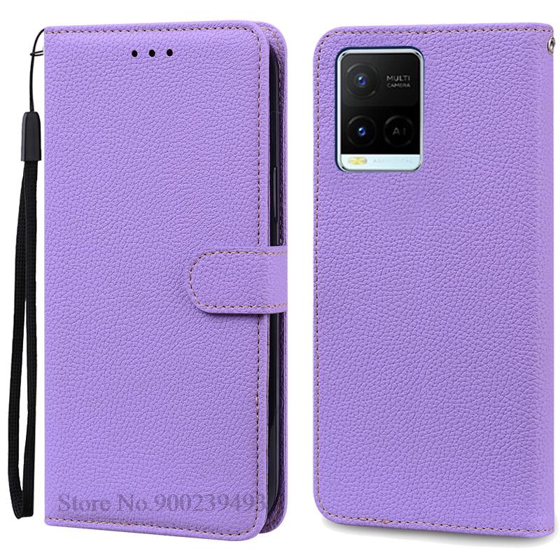 For Vivo Y21 2021 Y21S Case Wallet Flip Case For Vivo Y33S Y33T Y32 Y21T Y21E Y21A Y21G VivoY21 Silicone Cover Coque Fundas Etui