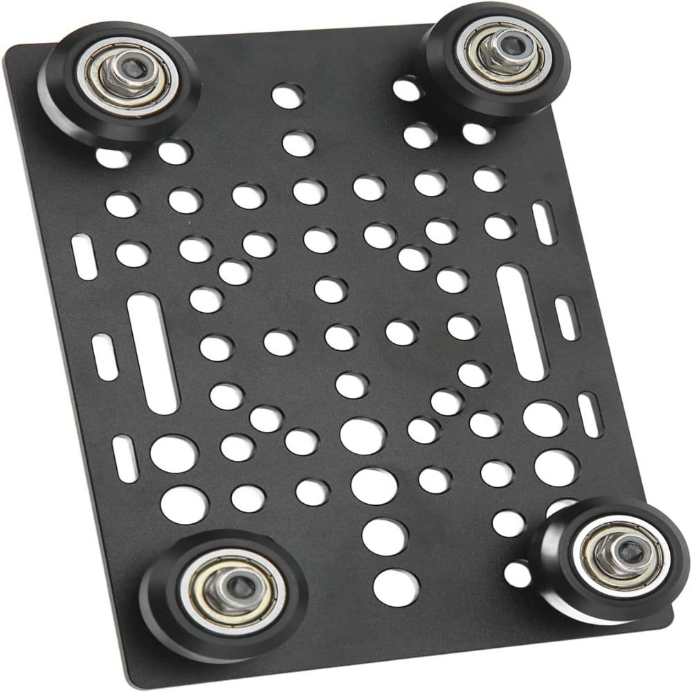 20mm to 80mm Width V Gantry Plate 4 Plastic Pulleys 3D Printer Guide Rail For 3D Printer
