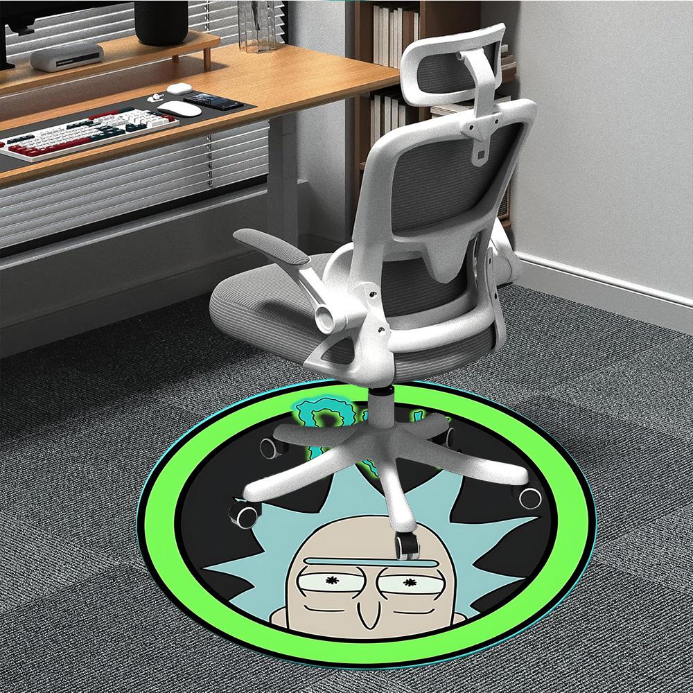Круглый ковер Rick and Morty для офиса, под офисные стулья, спальни, гостиной, домашний декор a0908181
