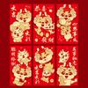 6Pcs Chinese Dragon Red Envelopes Unique Design Traditional Luck Money Bags for Spring Festival Celebrations