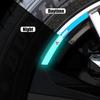 cyhk7 10/20Pcs Car Wheel Hub Reflective Sticker Decals Decoration Accessories For Mitsubishi 9 Ralliart X EX ASX L200 Outlander Lancer