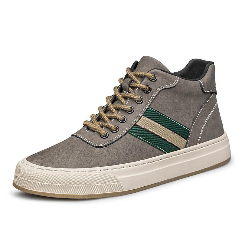Мужские кроссовки из натуральной кожи Elevator Sports Shoes 4/6/8 см Casual Fashion Lift Sneaker Boots Non-Slip Casual Running Shoes Size 38-44