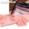 4Pcs Women Lace Floral Boyshorts Sexy Hollow Out Panties Low Waist FINETOO Briefs Female Stretch BoxerShort Lingerie Transparent