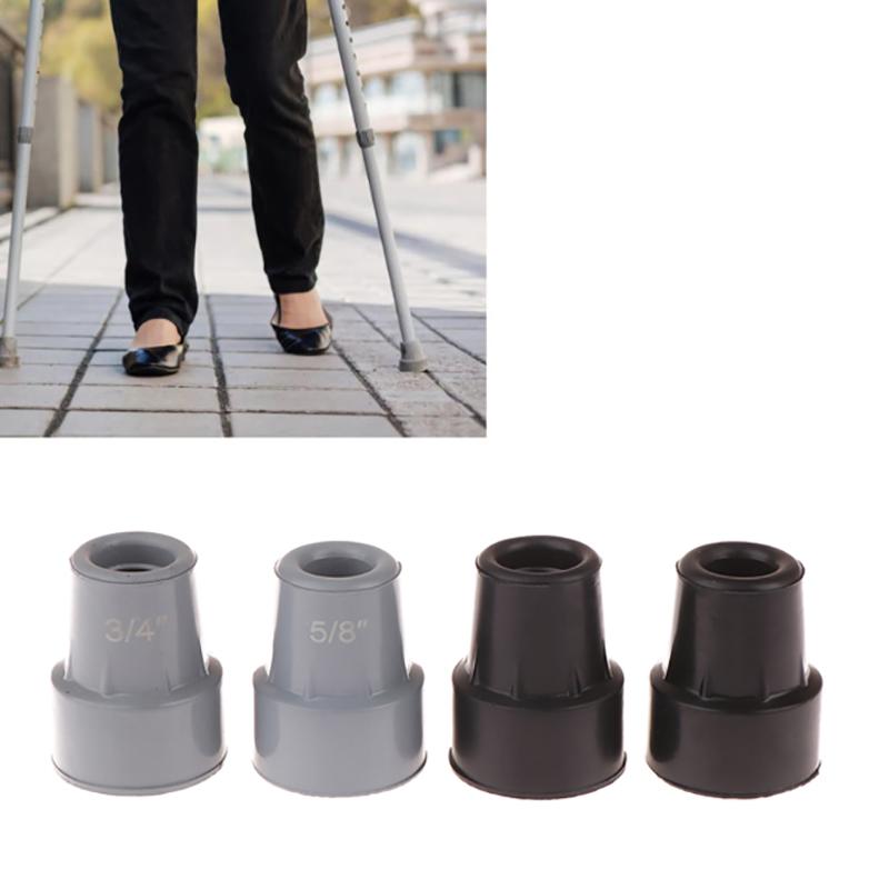 16/19Mm Anti Slip Rubber Crutches Tips Pad Durable Rubber Anti-Slip Heavy Duty Canes Replacement For Walking Stick