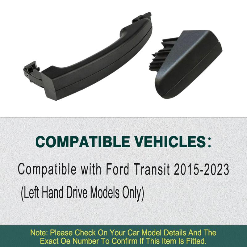 Exterior Sliding Door Handle Front Rear Left Right For Ford Transit 2015- Matte Black Outside Door Handle 1838739 1769292