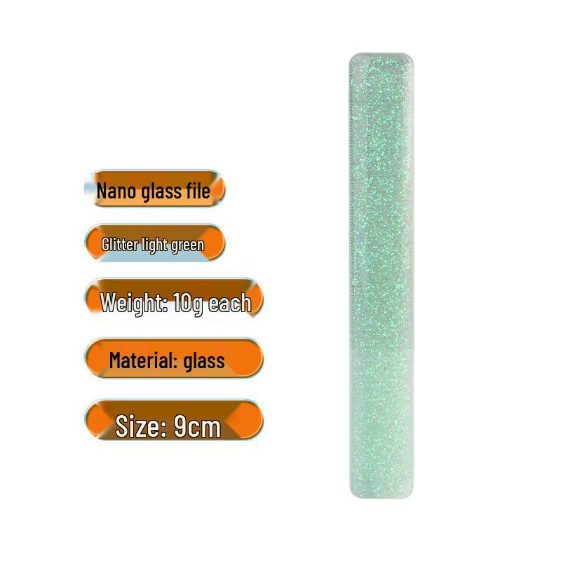 В наличии Стеклянная пилочка для ногтей - Инструмент для полировки, шлифовки и придания блеска для маникюра