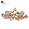 Women Fashion Flower Leaf Crystal Crystal Stone Hair Barrette Clip Hairpin Jewelry Hairs Trinket