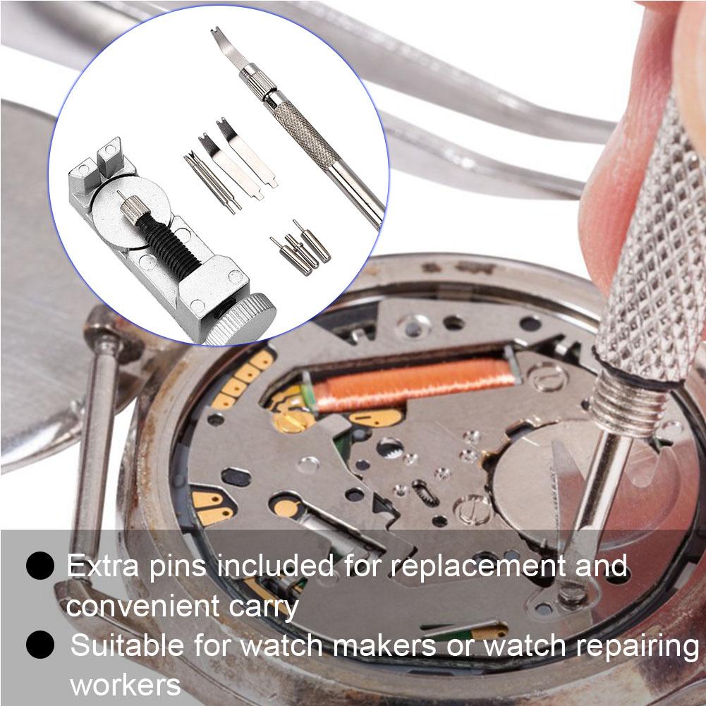 Набор инструментов для ремонта часов 9 шт./компл. для замены аккумулятора для снятия ремешка часов