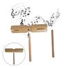 Wood Percussion Blocks Professional Block Handheld Wood Blocks Orff Instruments