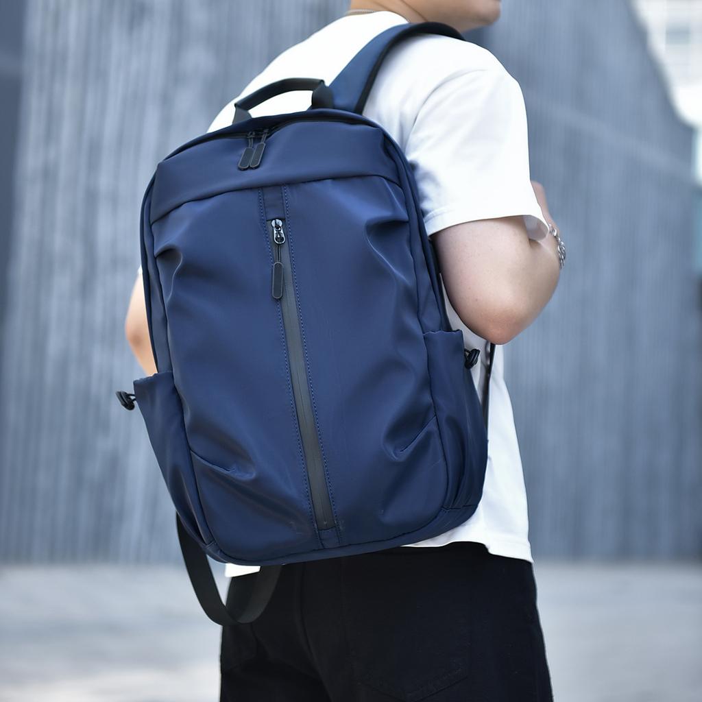 Casual Backpack Men'S Trendy College Student Schoolbag Fashionable Simple Commuter Lightweight Computer Bag Spot