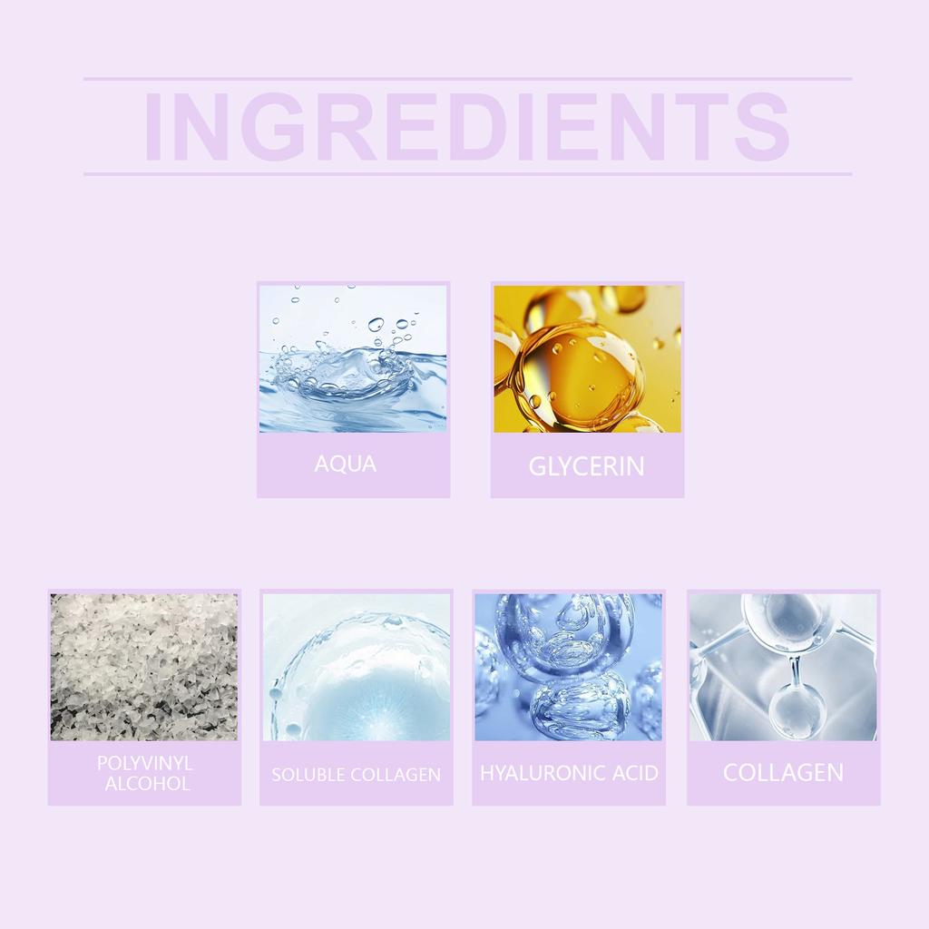 Увлажняющая отшелушивающая маска с коллагеном мягко удаляет кутикулы, глубоко увлажняет, подтягивает кожу, устраняет шероховатость.