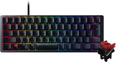 Razer Huntsman Mini JP Маленькая игровая клавиатура Tenkeyless Линейный оптический переключатель Японская раскладка JP Раскладка Оптический переключатель Сверхвысокая скорость работы