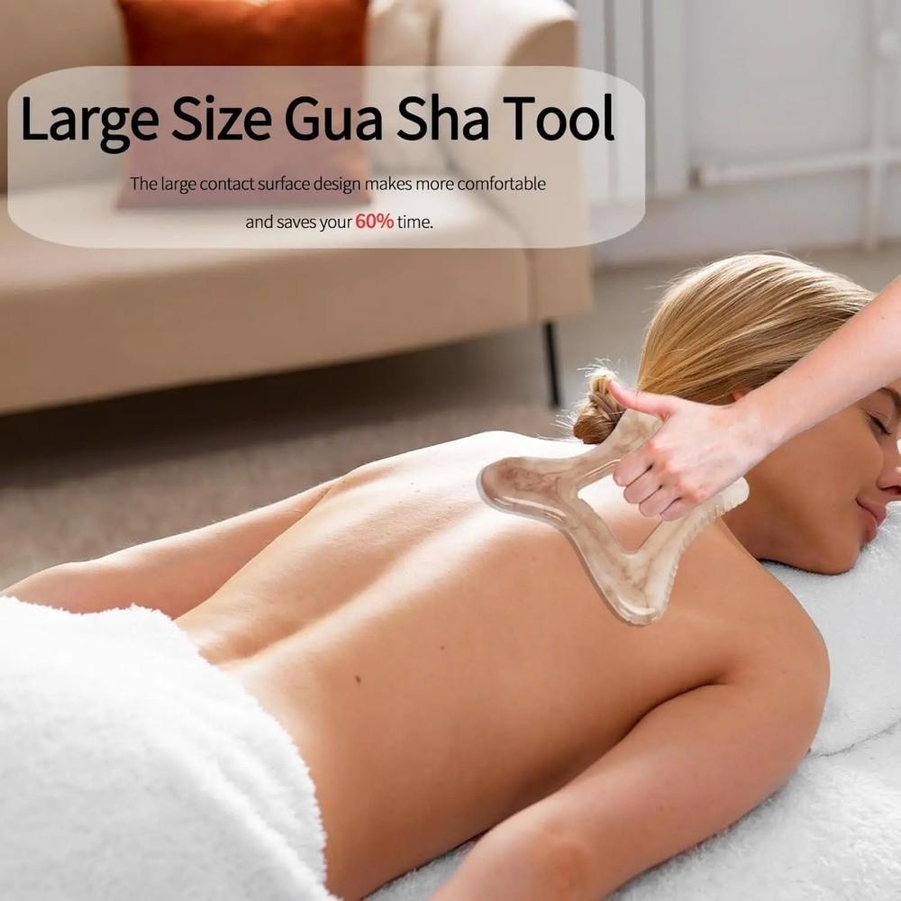 Large Gua Sha Board Resin Lymphatic Drainage Tool Multi-use Body Gua Sha Tool For Face Back