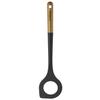 Ложка для ризотто - STAUB - 31 см - Черный силикон - Дерево акации - Новая линейка кухонной утвари