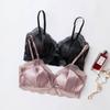 Бюстгальтер Tange French Mulberry Silk No-Wire Lace Bra - сексуальный, с тонкими подкладками, коллекция весна и лето