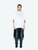 ASIF CALIE Lace Heart Oversized T-Shirt White