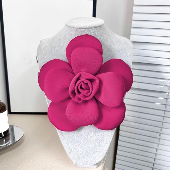 Женский корсаж ручной работы, брошь-булавка в виде цветка камелии, изысканный цветочный корсаж для платья, сумки, оригинальный цветочный аксессуар своими руками