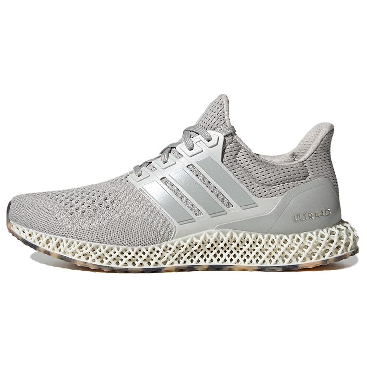 Adidas Ultra 4D Grey Gold Metallic Unisex Sneakers Grey-Two Grey-One IG2260