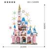 Balody Blocks Beautiful Prince Pink Castle Building Bricks Fairy Tale Brinquedos Kids Toy New Year Girl Girlfriend Present 21221