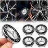 4pcs Car Wheel Center Hub Cap Logo Stickers Rim Cover Emblem Decal For Mercedes Benz AMG GLE GLS GLC CLA GLB ML W204 W206 W205 W212 W203