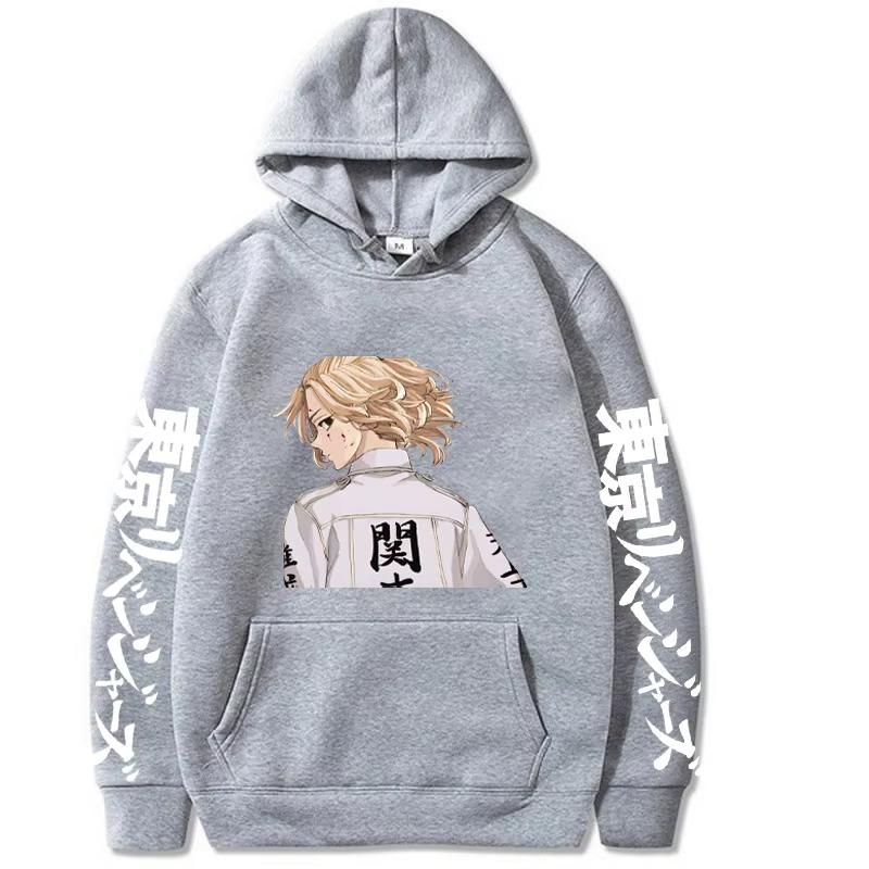 Аниме Tokyo Revengers Manjiro Sano MIKEY Графический принт с капюшоном для мужчин и женщин Manga Hoodies Удобная толстовка Harajuku Pullover