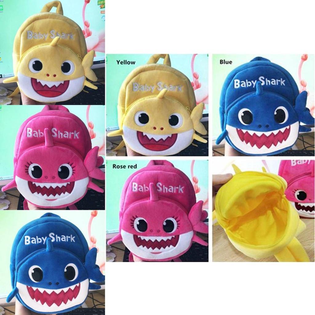 Плюшевый рюкзак Baby Shark для детей, милый мягкий наплечный рюкзак, школьная сумка для детей, подарок