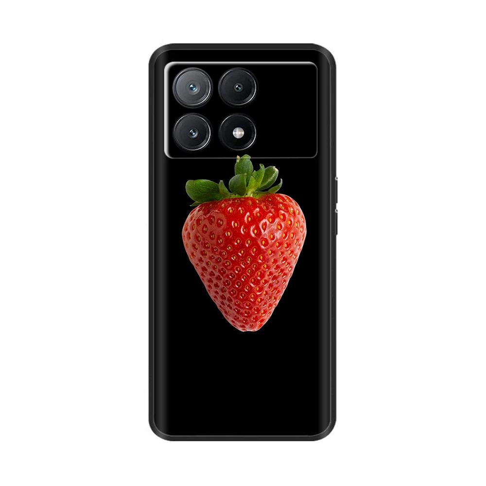 Чехол для телефона Poco X6 Pro Задняя крышка для Poco X6 Neo Pocox6 Pro 5G Мягкий черный силиконовый бампер Ударопрочный защитный корпус Чехлы