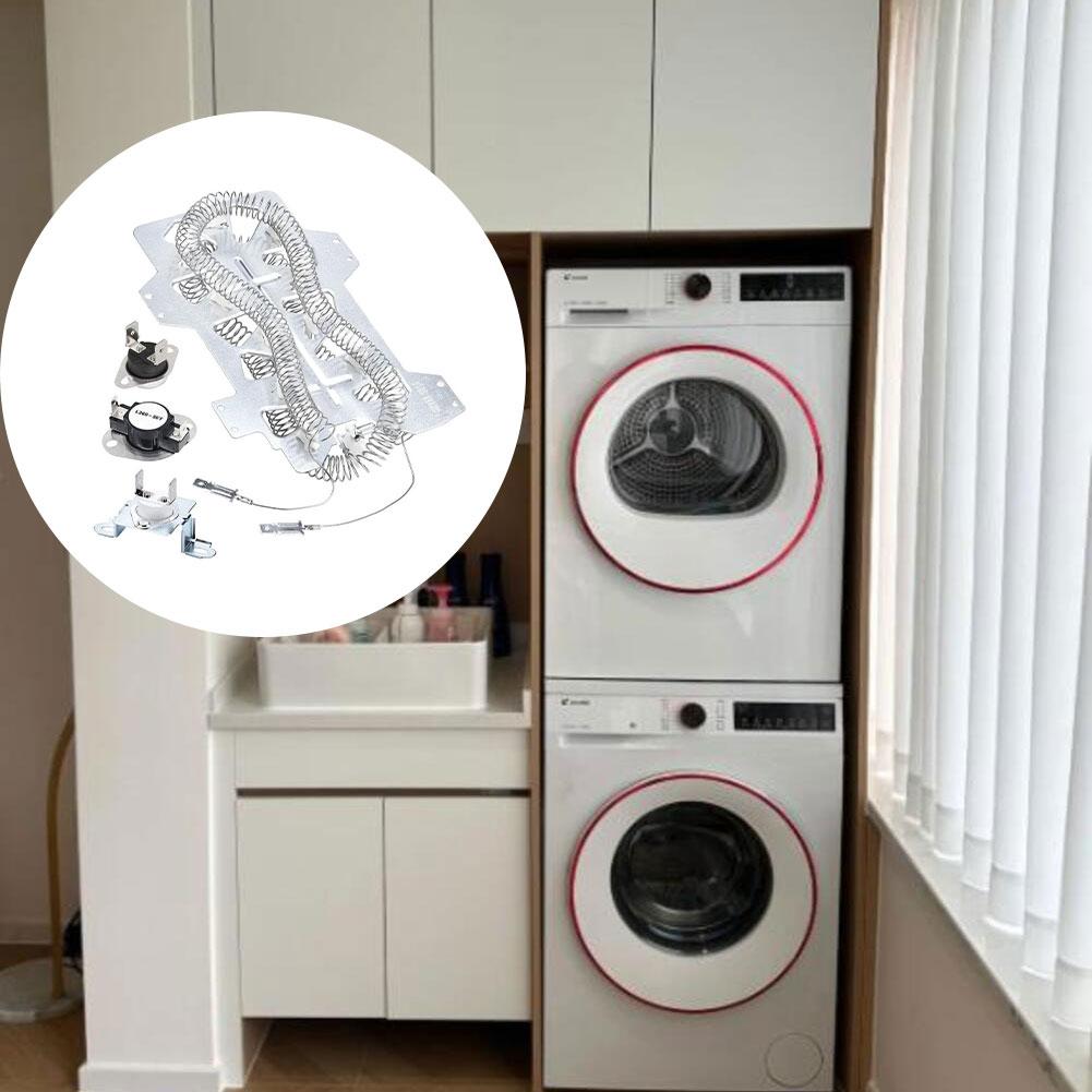 Heating Element Thermostat Replacement 95 Nickel-chromium Dryer Heating Element Comprehensive Repair Kit Easy Installation