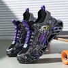 New fashion casual sports shoes outdoor lightweight versatile dad shoes fly-woven camouflage blade shoes