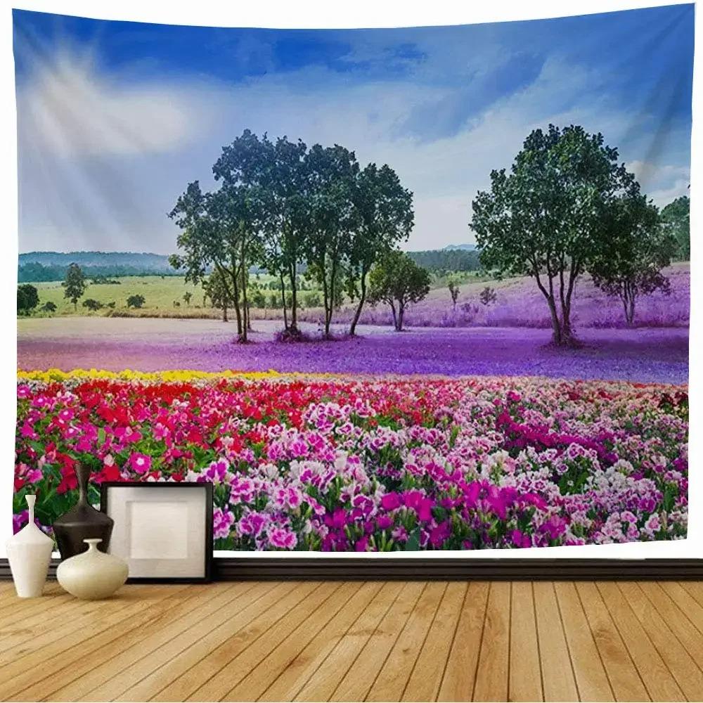 Romantic Spring Garden Tapestry Office Living Room Decoration Home Wall Tapestry