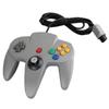 Gamepad for Nintendo 64 - Wired Vibration Controller for Classic N64 Games - Gray