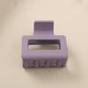 8.5CM x 10.5CM Rectangular Matte PS Hair Clip - Simple Shark Hair Accessory