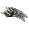 6шт Тибетские Серебряные Большие Полые Подвески Крылья Ангела Подвески Закладка-закладка 108мм