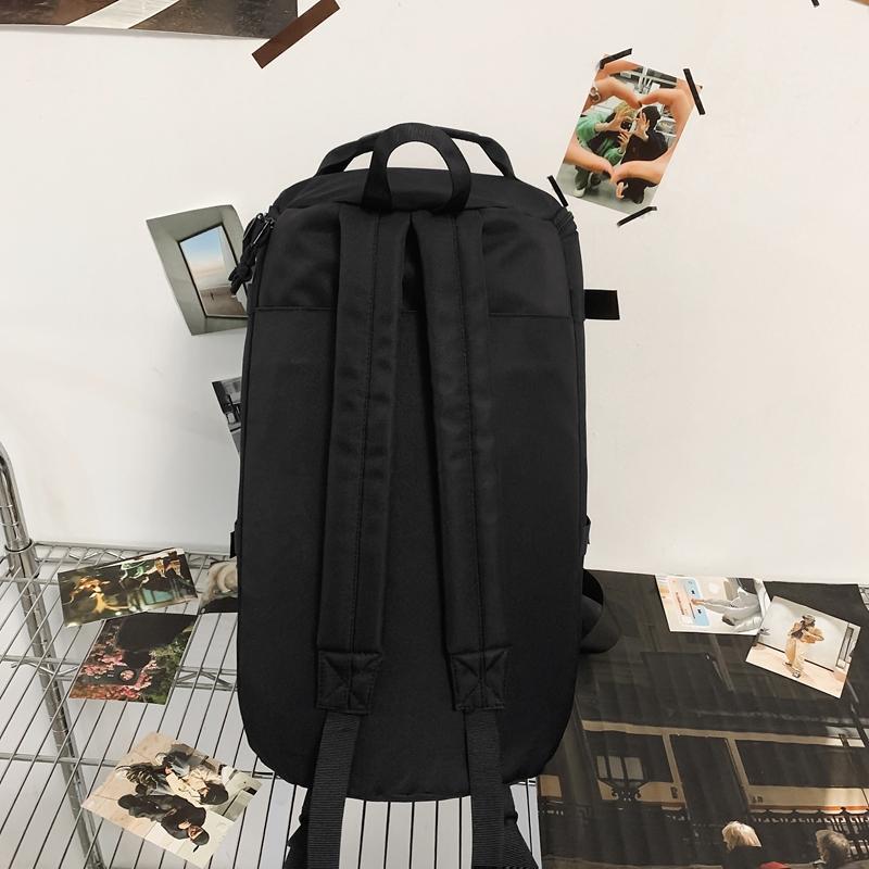 Однотонный рюкзак для женщин, большой емкости, рюкзак для спорта на открытом воздухе, сумка для фитнеса, мужская дорожная сумка через плечо