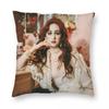 Chappell Roan Midwest Princess Pillowcase Printed Fabric Cushion Cover Decor Throw Pillow Case Cover Home Zipper 40X40cm