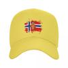 Custom Coat Of Arms Of Norway Baseball Cap Unisex Women Breathable Norwegian Flag Proud Dad Hat Outdoor