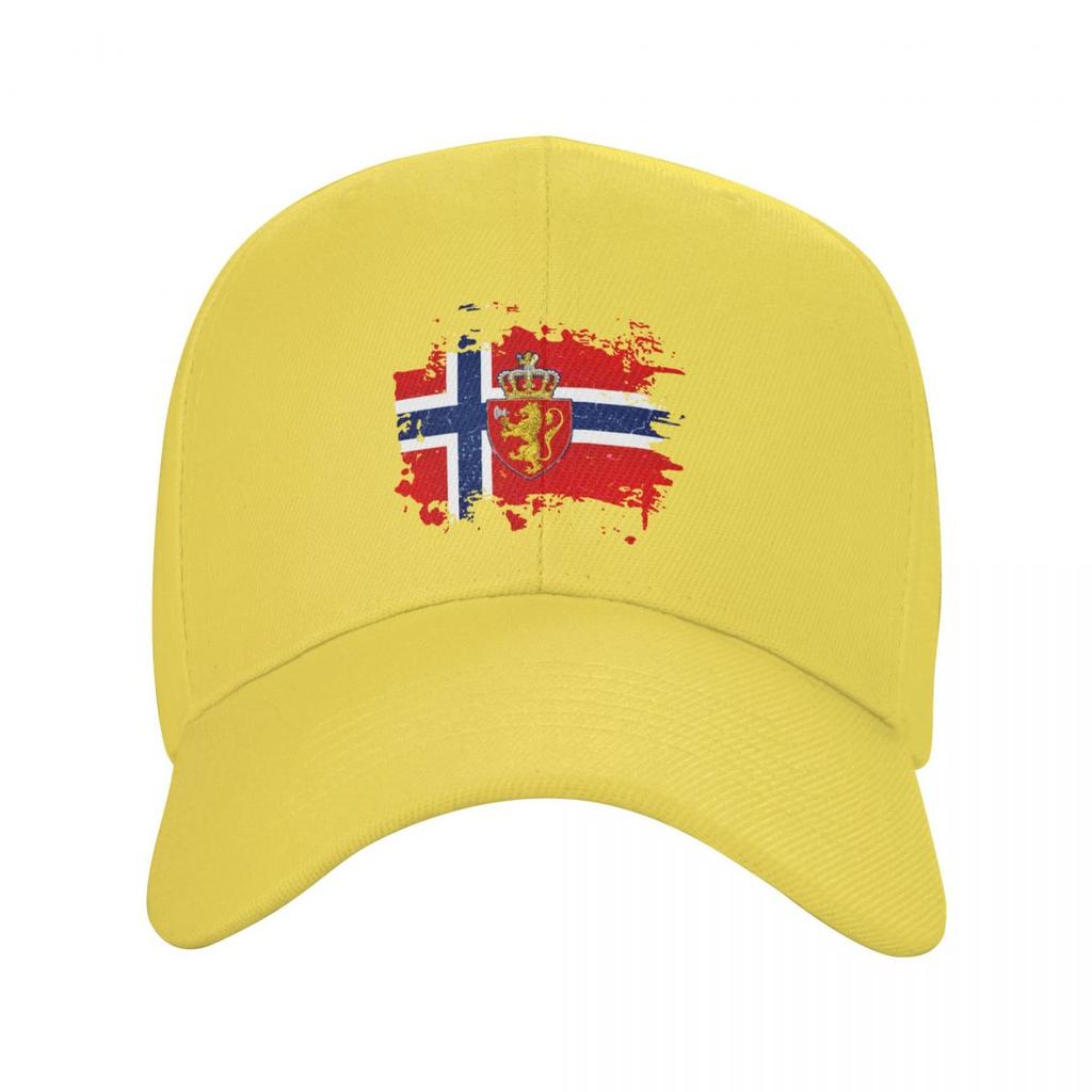 Custom Coat Of Arms Of Norway Baseball Cap Unisex Women Breathable Norwegian Flag Proud Dad Hat Outdoor