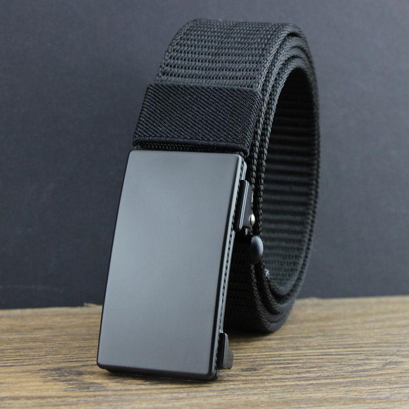 Мужской ремень для занятий спортом на открытом воздухе для джинсовых брюк, дизайнерский повседневный модный ремень, холст, тактический ремень для брюк, деловой ремешок HB042