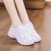 Fashion Platform Spring Sneakers Women Casual Shoes Wedge Sneaker Warm Cotton Shoes Female Lace-up Chunky Shoes Running Shoes for Woman